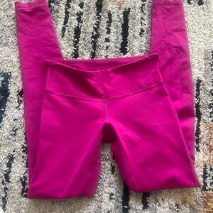 Pink lululemon leggings
